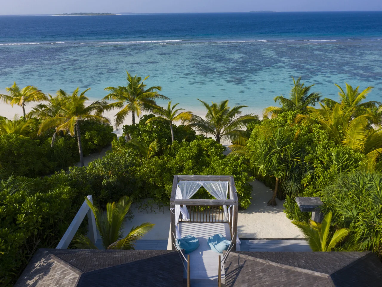 Beach Pool Villa Sunset