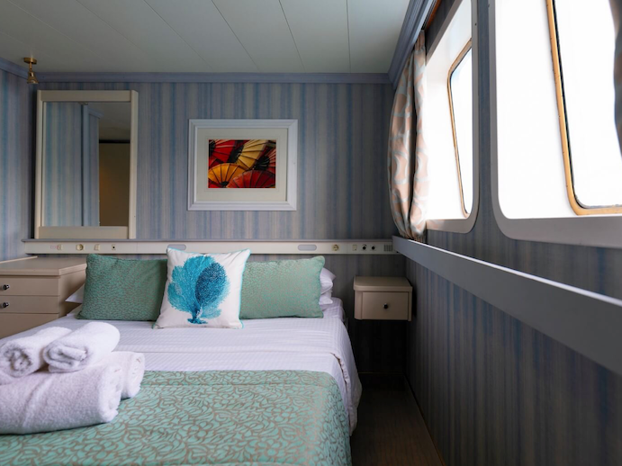 Main Deck & Sun Deck - Double or Twin Bedded Cabins