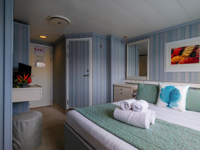 Upper & Main Deck - Double or Twin Bedded Cabins