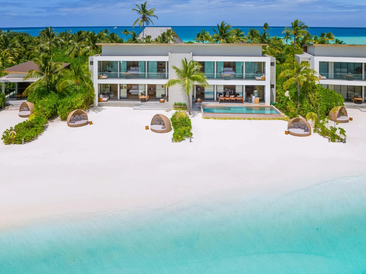 Three-bedroom Beach Retreat with Private Pool