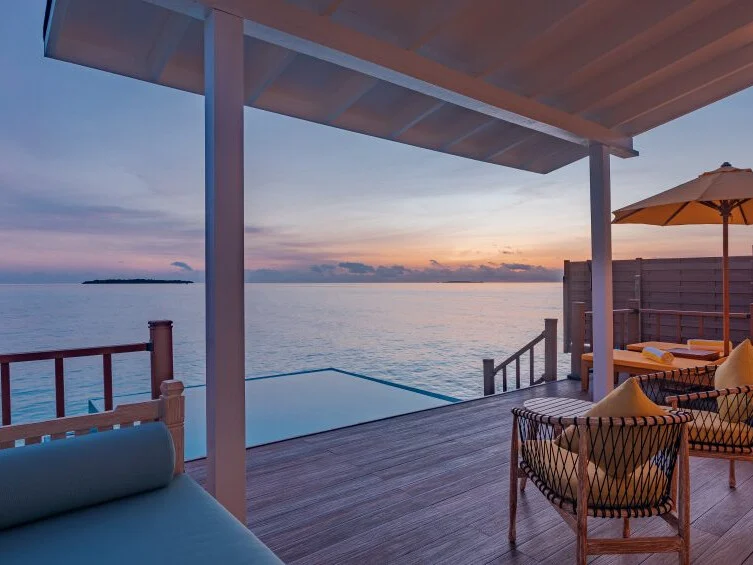 Sunset Pool Water Villa