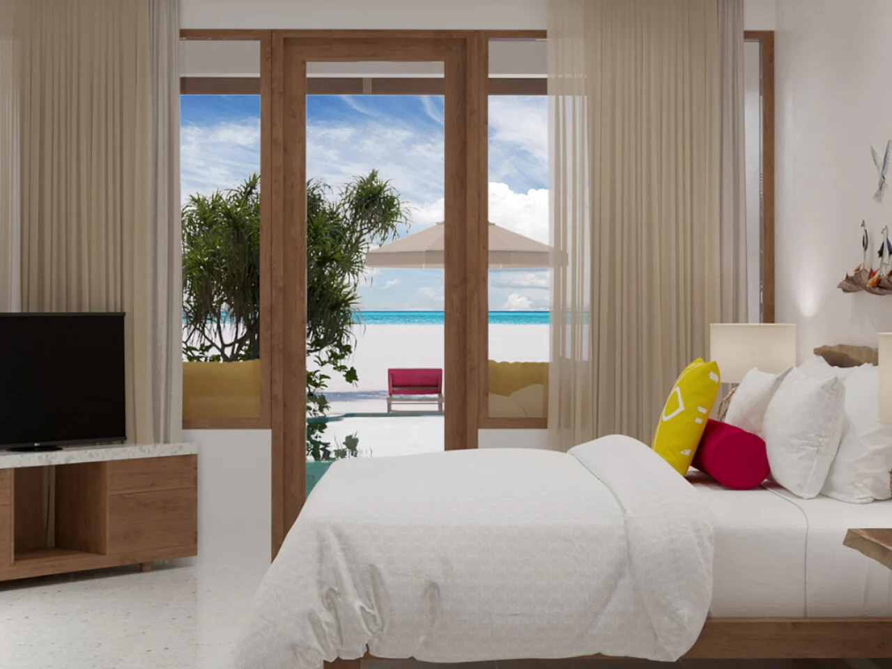 2 Bedroom Beach Suite with Pool