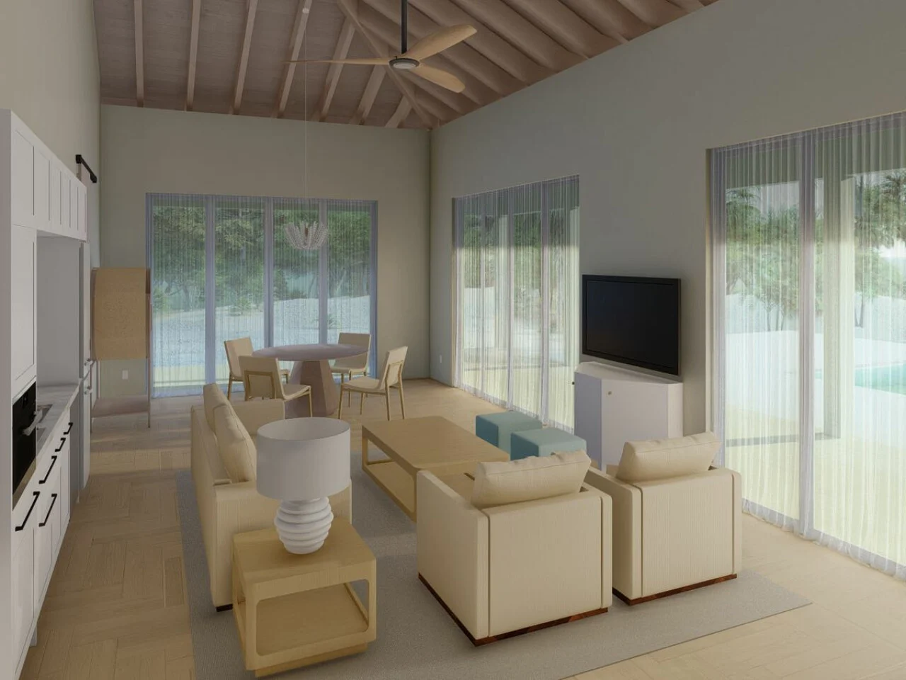 Sea Breeze Two-Bedroom Oceanview Bungalow With Private Pool