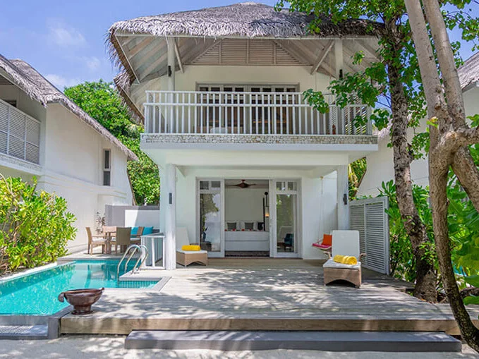 Two Bedrooms Duplex Beach Villa With Private Pool