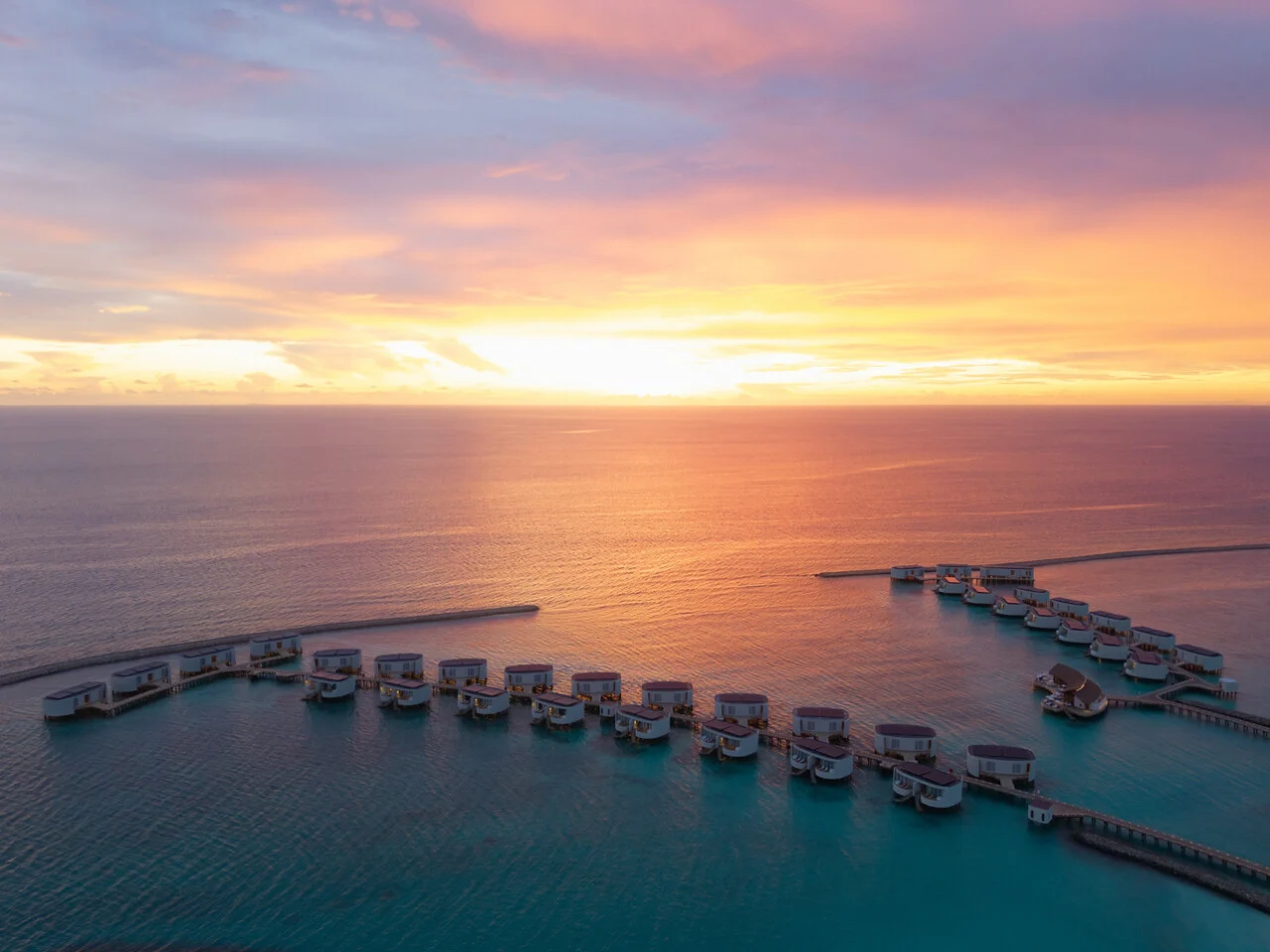 One-Bedroom Sunset Overwater Pool Villa