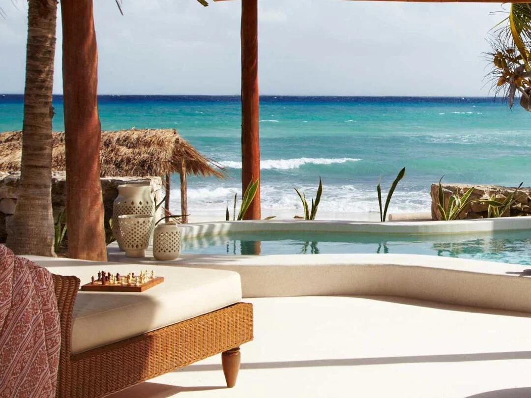 Beachfront Villa with Private Pool and Deck