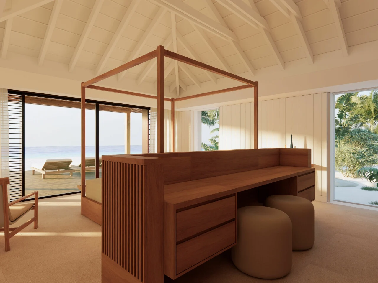 One Bedroom Beach House with Private Pool