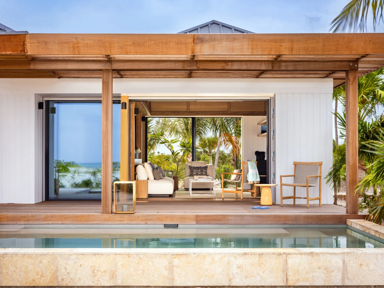 One Bedroom Beach House with Private Pool