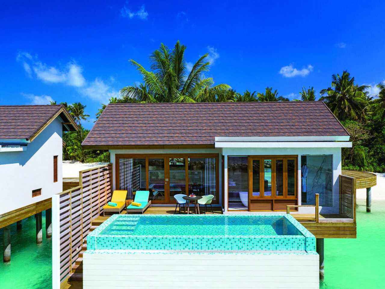 Sunset Water Villa with Pool