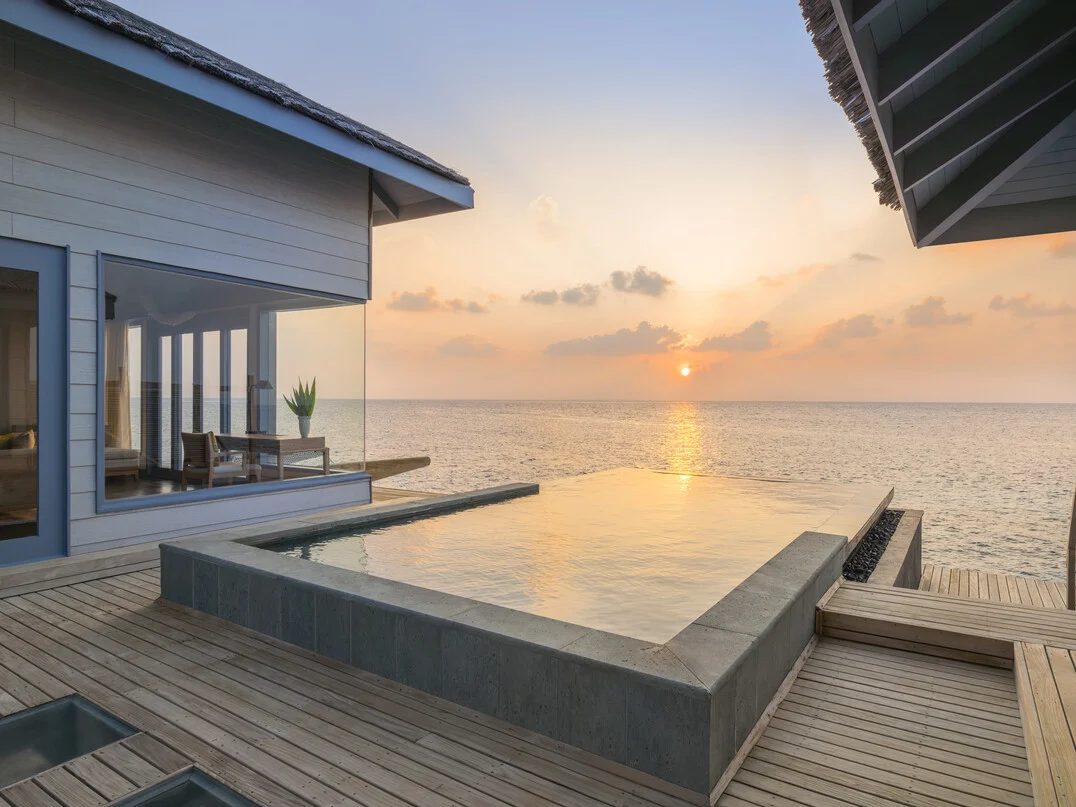 Sunset Overwater Pool Villa