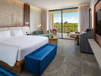 Premier Guest Room 1 King Tropical View