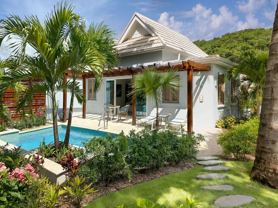 Beachfront Two-Bedroom Butler Villa with Private Pool