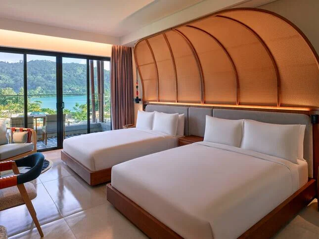 Queen Bedroom With Pool View