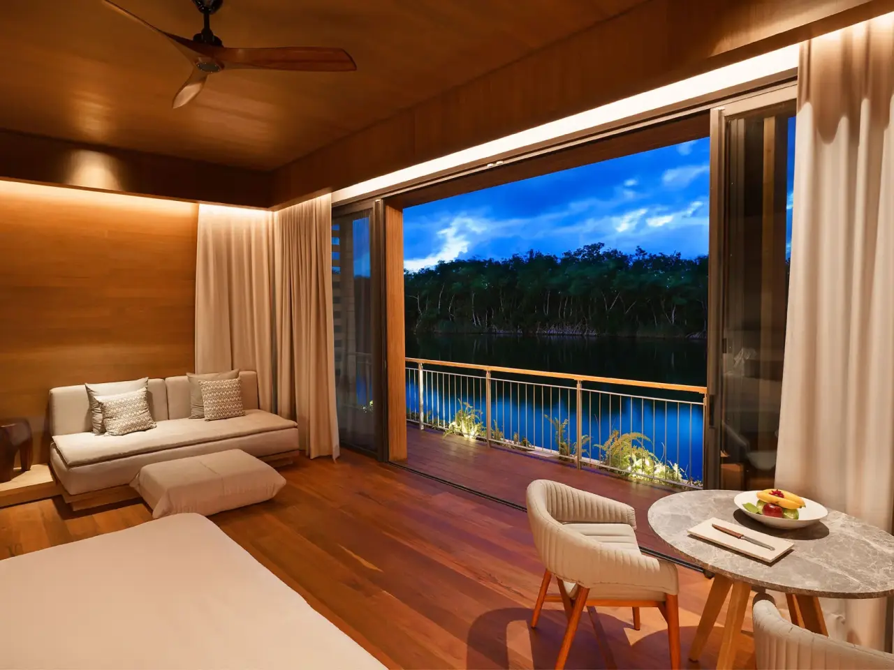 Lagoon and Sunset Pool Villa