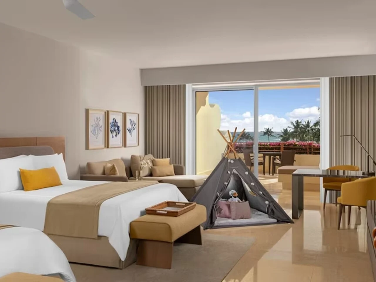 Ambassador Two-Bedroom Family Suite Ocean View