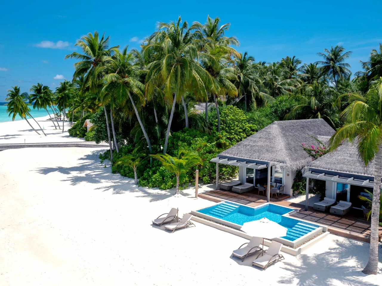 Two-Bedroom Family Beach Villa with Pool