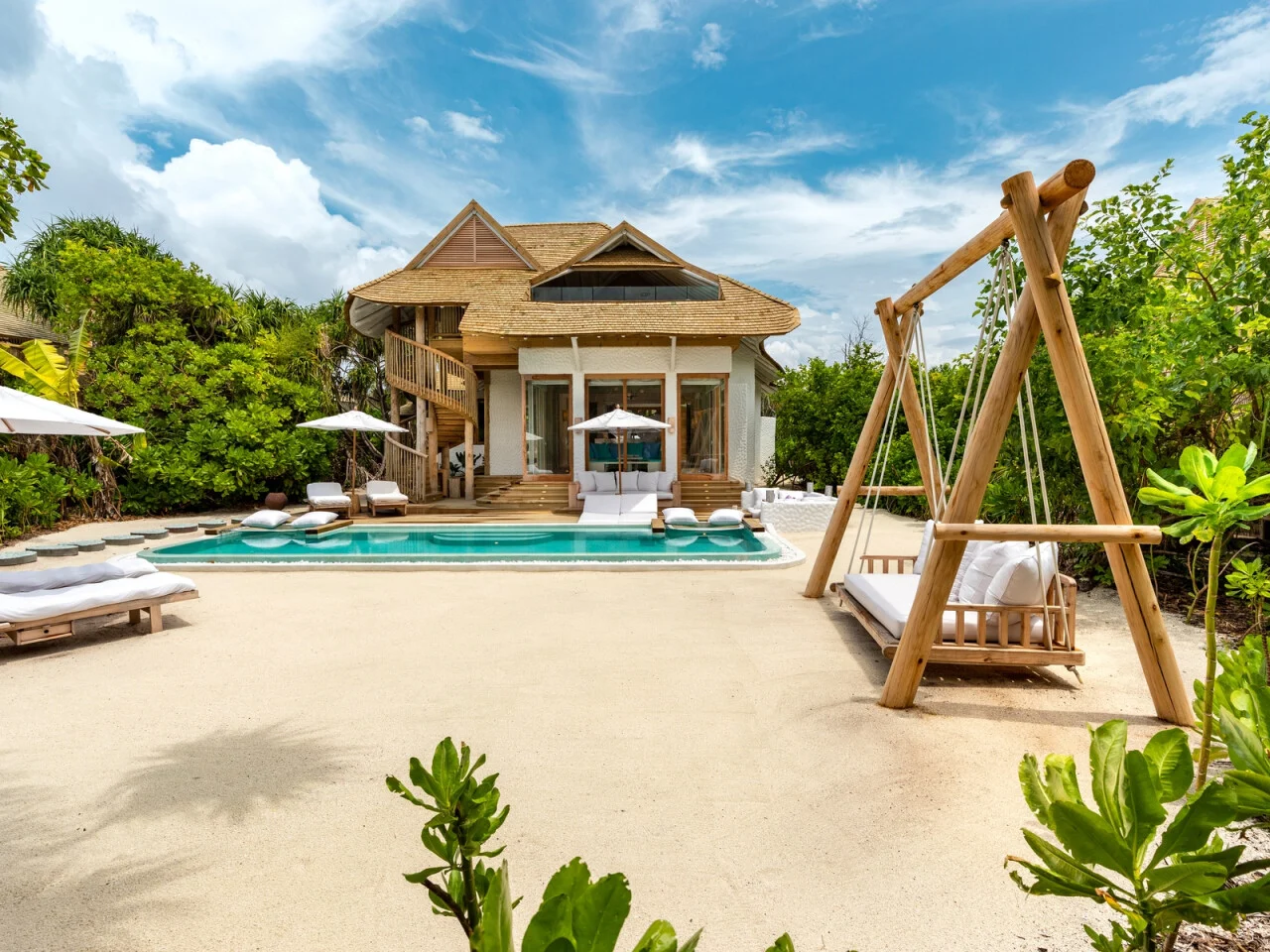 One Bedroom Family Beach Pool Villa with Children's Bedroom