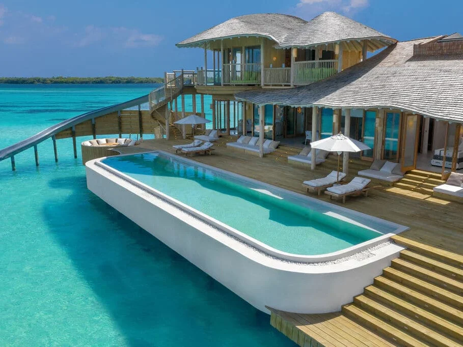 Two Bedroom Overwater Pool Villa with Slide